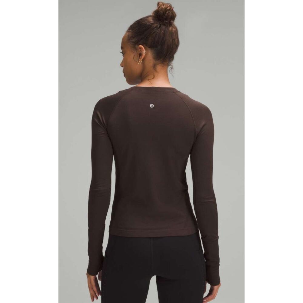 NWT Lululemon Swiftly Tech Long-Sleeve Shirt 2.0 *Race Length Espresso 10 RARE